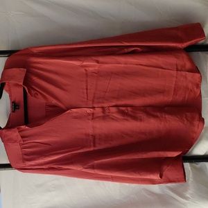 Torrid Button down Dusty Rose top Size 0 EUC